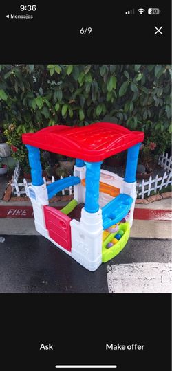 Kids Plastic Outdoor Playhouse