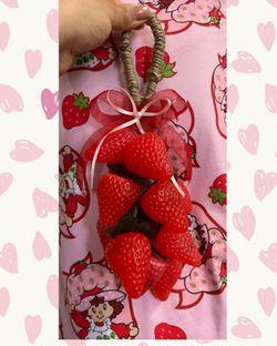Strawberry soaps