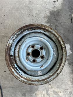 Steel 14” Rim 5x4.5 $30