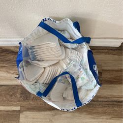 Bag Of Diapers For $10