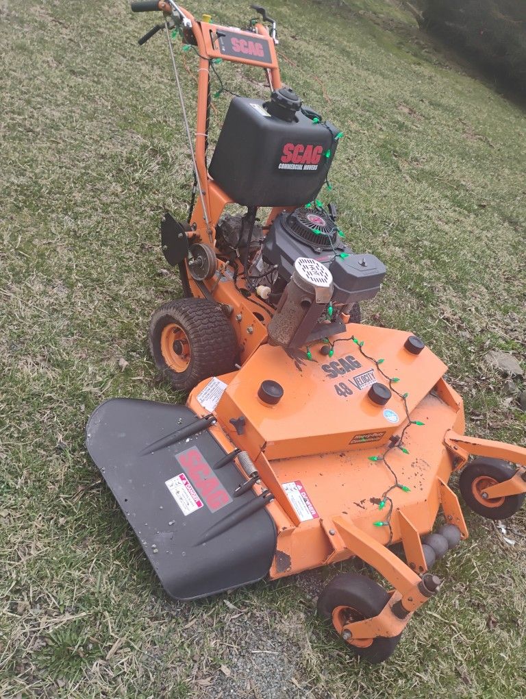 Mint Cst 6800 Bad Ass Mower Scag 48 In Walk Behind Mower Velocity Deck