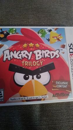 Nintendo 3DS game Angry Birds trilogy