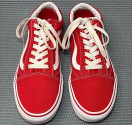Red Vans - Mens 8/ Women's 9.5
