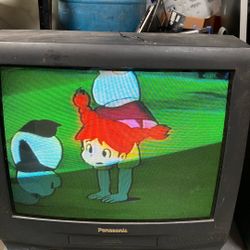 Panasonic 20” CRT Television VCR Combo With Built In FM Radio Tuner