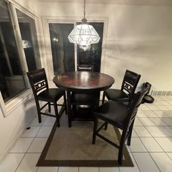 Dining Table With Four Chairs