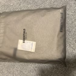 Fear Of God Essentials Dark Oatmeal Oversized Sweatpants Size Large $60 x1