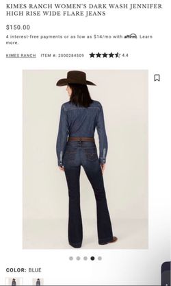 KIMES RANCH JEANS Jennifer Size 8-32 New