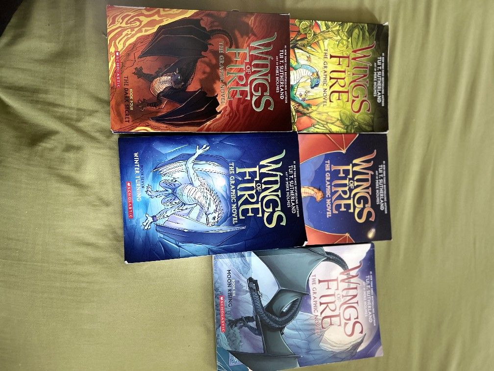 Wings Of Fire (WOF) Graphic Novels 3-7