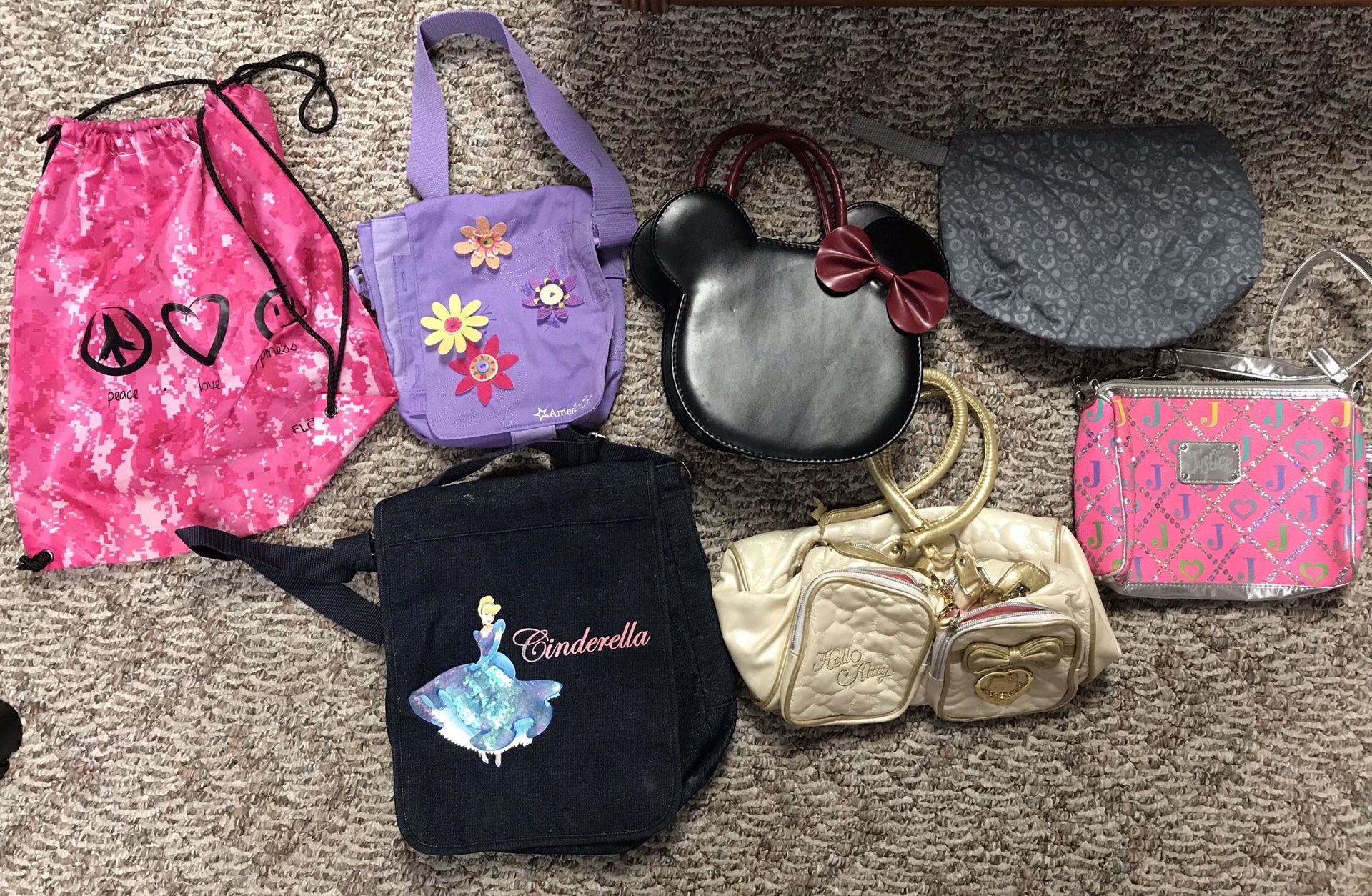 7 girl’s purses