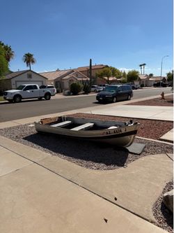 Restored Vintage Sears 3 Seat Jon Boat