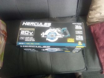 20v lithium ion brushless Hercules circular saw cordless