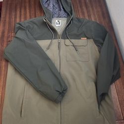 Mens Large Hoodie Windbreaker