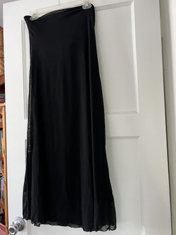 Strapless Black Dress Size L