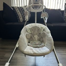 Ingenuity InLighten Motorized Vibrating Baby Swing