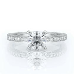 Authentic Diamond 14k Gold Wedding Ring