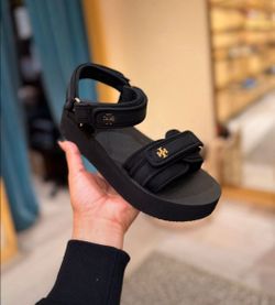 Tory Burch Black Platform Sandals