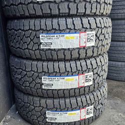 265/70/17 Falken Wildpeak At(4 TIRES NEW) INCLUDED INSTALLATION AND BALANCING (PROMOTION)✅