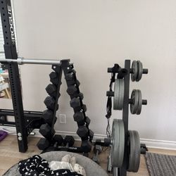 Weights Dumbbells Squat Rack