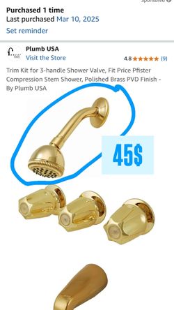 Gold Shower Head