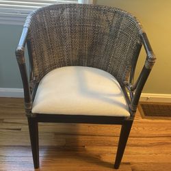 Beningo Brown/Black Arm Chair 