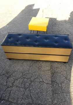 Chest, ottoman, storage