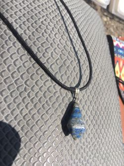 ADJUSTABLE LAPIS LAZULI CHOKER NECKLACE