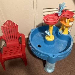 Water Table And Chair