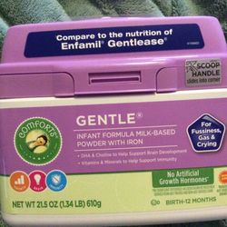 GENTLE Baby Formula 21.5 Oz, New Comfort Brand, Pick Up Only, $10.00
