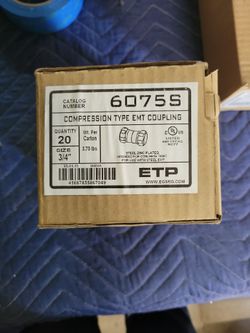 3/4" EMT Compression Couplers