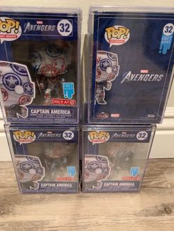 Captain America funko pop hard case