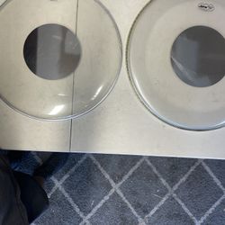 2 Drum Heads Silver Dot Brand New 18&20 Both For $50 Are $30 Each