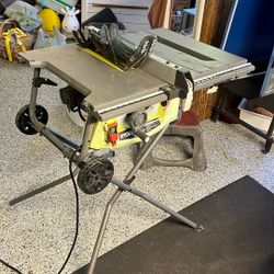 Ryobi Table Saw 10”. Used