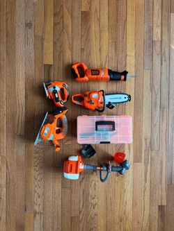 Play Battery-Powered Lawn Tools