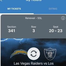 Chargers VS Raiders 
