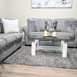 🚚🚚 Free Delivery Extra Large Grey Cindy Crawford 3 Sofa Set 