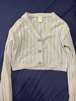 Abound Cropped Knit Cardigan Size XS