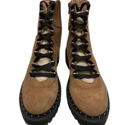 Steve Madden Chestnut Suede Rainier Boots