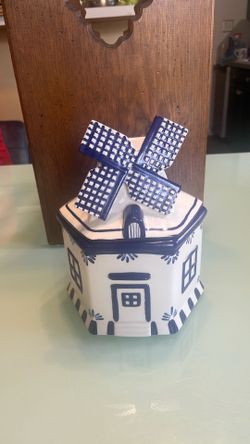 Windmill Cookie Jar
