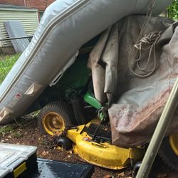 John Deer X320 For Sale And Apex Boat On Top