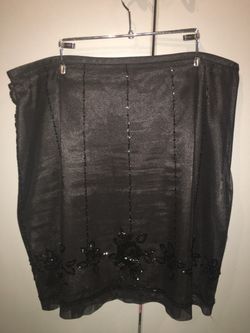 Ann Taylor Beaded Embroidered Skirt