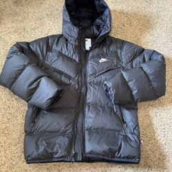 Nike Storm Fit Hooded Puffer Jacket - Black