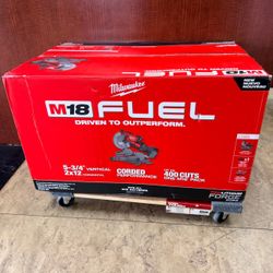 MILWAUKEE 2734-20 10” DUAL BEVEL SLIDING COMPOUND MITER SAW KIT