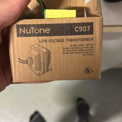Nutone Low Voltage Transformer 