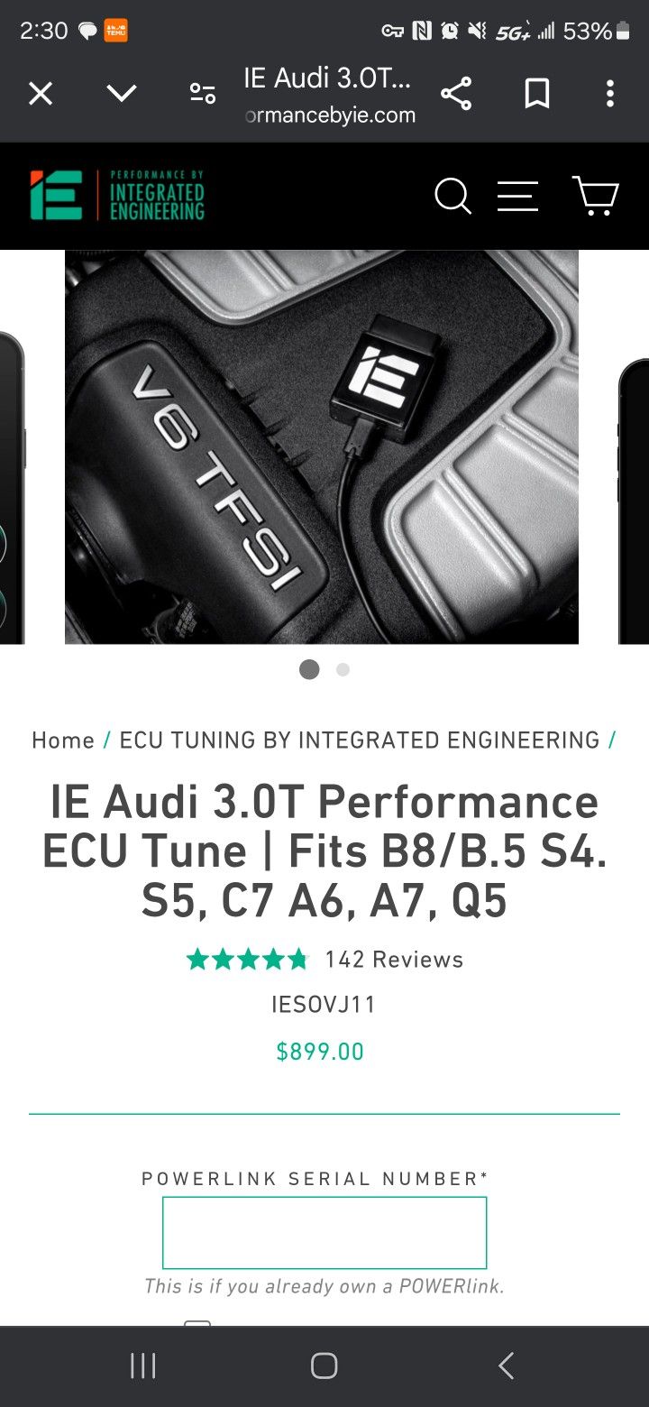Audi A7 ECU Tune Stage 2