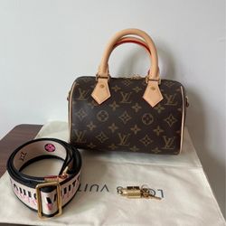 LOUIS VUITTON Monogram Speedy 20 Shoulder Bag