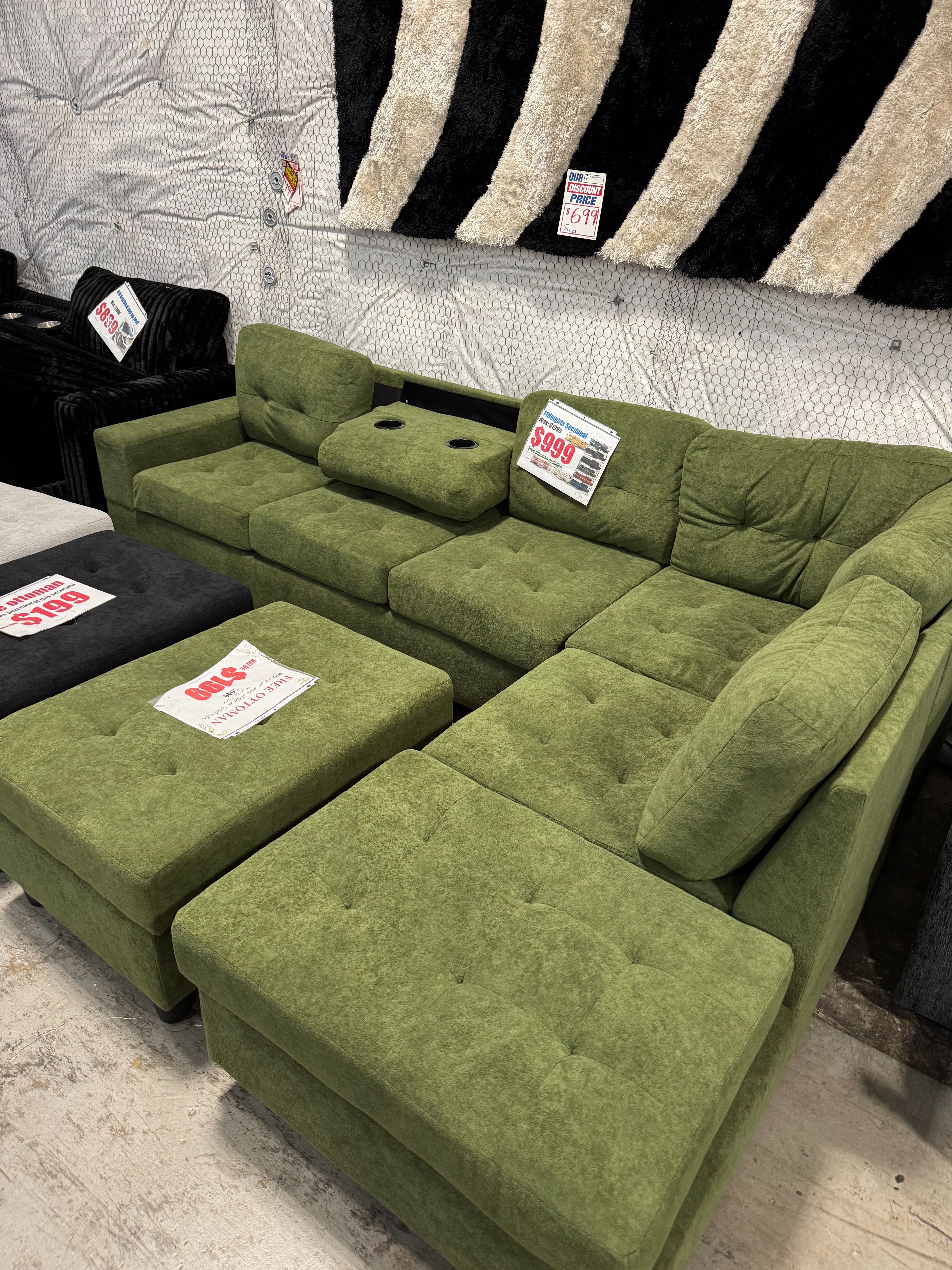 SECTIONAL (couch, sofa) !!NO CREDIT NEEDED !! TAKE IT HOME TODAY!! 🚛 SAME DAY DELIVERY AVAILABLE 🚚 Se Habla Español