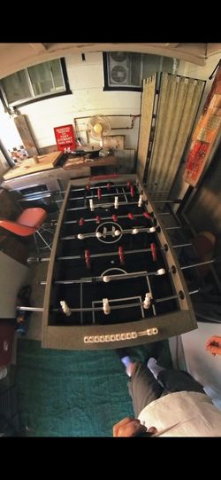 Foos ball table
