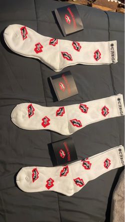 Chrome heart socks