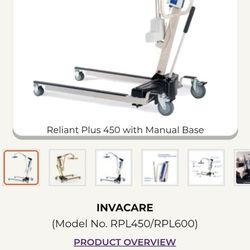 Invacare Lift With Base Extra Battery