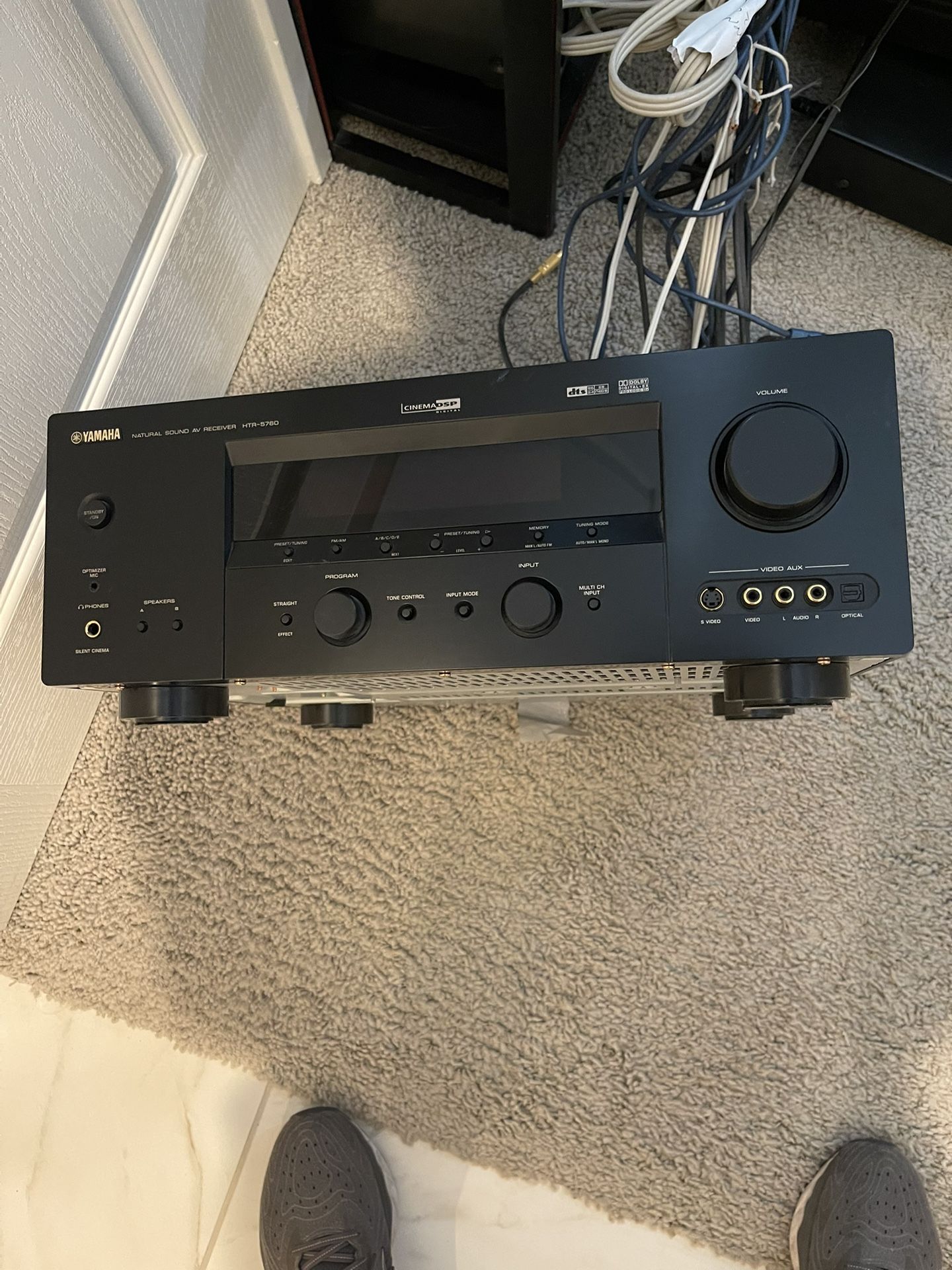 Yamaha HTR5760 Receiver And Remote
